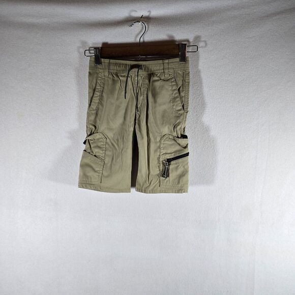 Wrangler Quick Dry Tech Cargo Shorts - Boys S (6/7) Tan Grey - Picture 1 of 12
